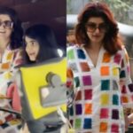 Twinkle Khanna da un paseo en auto con su hija Nitara, le dice al conductor 'chalo bhaiyya' mientras los paparazzi hacen clic en las fotos