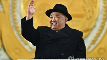 (LEAD) N. Korean leader attends military parade; ICBMs on display