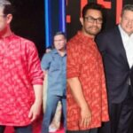Aamir Khan le da la mano a los paparazzi, posa para las fotos con Karan Johar en el evento de Netflix.  ver fotos