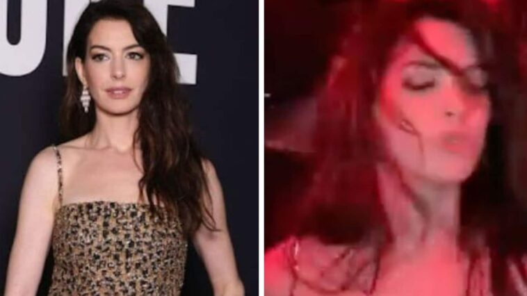 Anne Hathaway baila con todo su corazón en un fascinante video viral, los fanáticos se enamoran de ella nuevamente.  Mirar