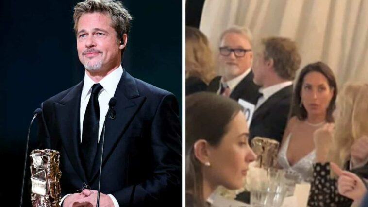 Brad Pitt visto con la rumoreada novia Inés de Ramon después de los premios César 2023: Informe