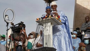 Mali Prime Minister Choguel Kokalla Maiga. (Michele Cattani / AFP)