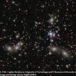 Hermosa: esta imagen fascinante es la última imagen de campo profundo tomada por el nuevo supertelescopio espacial de la NASA, James Webb.  Captura una región conocida como Cúmulo de Pandora, donde tres galaxias ya masivas se unen para formar un megacúmulo.