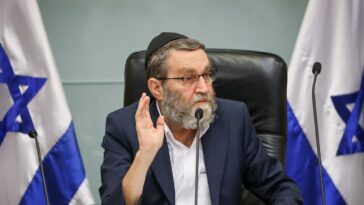 Moshe Gafni credit: Noam Moskovich Knesset Spokesperson