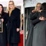 Jennifer Aniston, Lisa Kudrow tienen una reunión de Friends mientras asisten a la ceremonia del Paseo de la Fama de Hollywood de Courteney Cox