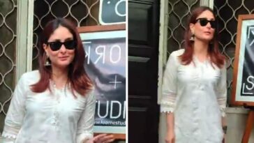 Kareena Kapoor Khan sale con un conjunto blanco para disparar, los fanáticos reaccionan 'hermosa en blanco'