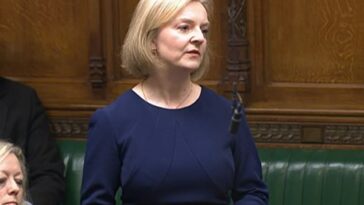 En su primer discurso en la Cámara de los Comunes desde que renunció como primer ministro, Liz Truss dijo que Gran Bretaña y otros aliados