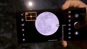 El último Samsung S23 permite a los usuarios tomar imágenes de alta resolución de la luna con un zoom de cien veces