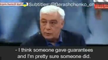 Un propagandista ruso en la televisión estatal dijo el lunes que Moscú tenía que darle al presidente Joe Biden garantías de que no atacarían durante su visita sorpresa a Ucrania.