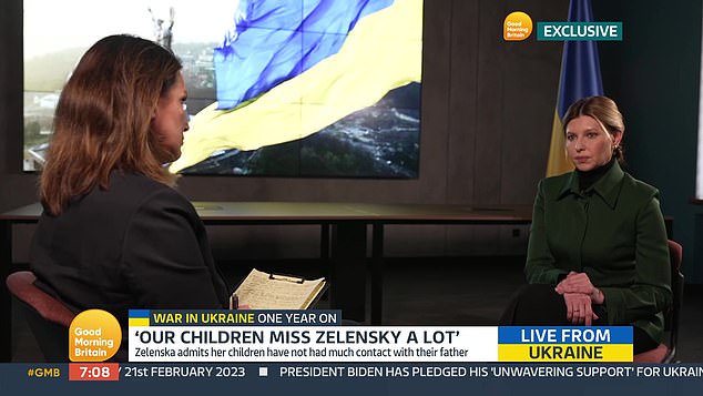 Durante la entrevista exclusiva mundial, Zelenska le dijo a Susanna que la fiscalía en Ucrania ha registrado '150 casos de violación, donde se documentan las acciones del ocupante ruso'.