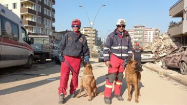 K9 Unit officers rescued an 80-year-old woman in Turkey.