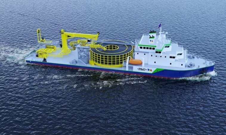 P&O Maritime Logística convierte portamódulos en buque de tendido de cables