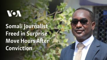 Periodista somalí liberado en movimiento sorpresa horas después de la condena