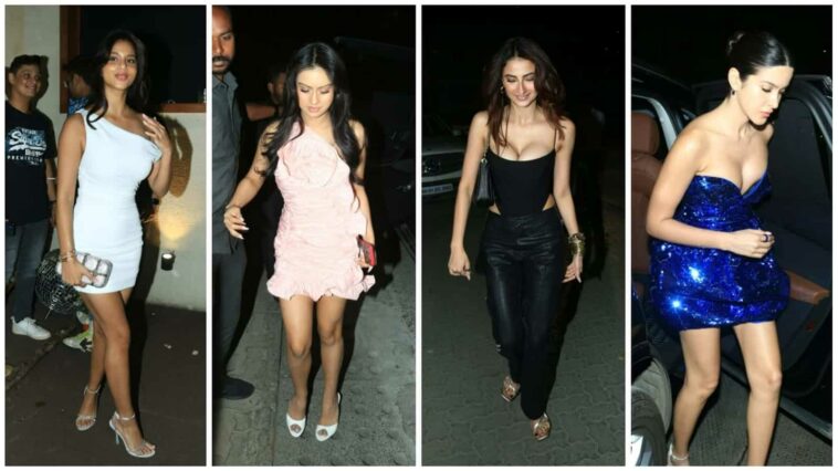 Suhana Khan, Nysa Devgan, Palak Tiwari agregan glamour a la fiesta de Mumbai;  Aditya Roy Kapur, Ananya Panday también fueron vistos
