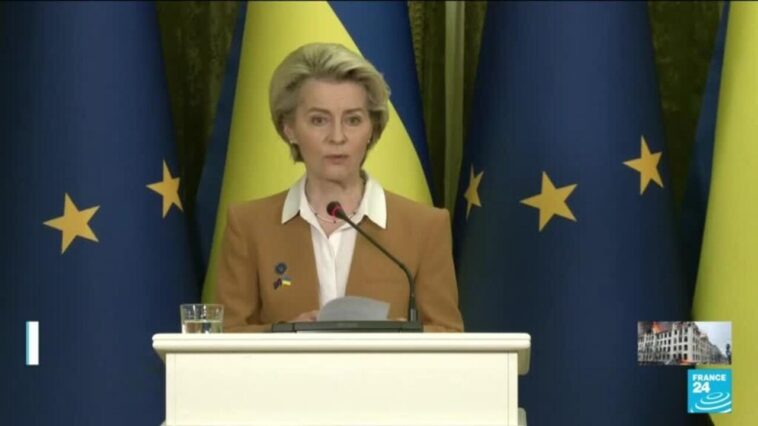 Von der Leyen en Kyiv promete que la UE apoyará a Ucrania "a largo plazo"