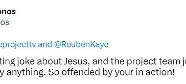 Waleed Aly quedó atónito por la broma de Reuben Kaye sobre Jesús en The Project