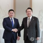 Yoon, Mongolian PM hold talks on rare earths, infrastructure