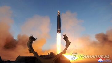 (LEAD) N. Korea test-fired Hwasong-17 ICBM in warning to enemies holding allied drills: state media