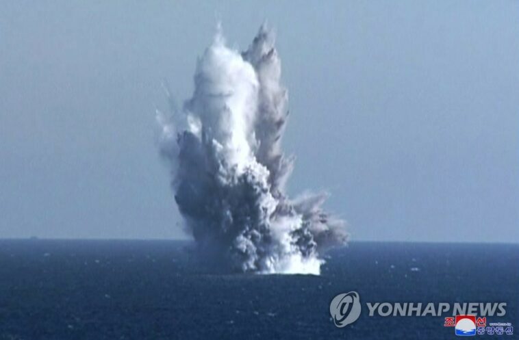 (LEAD) N. Korea tests &apos;underwater nuclear attack drone,&apos; cruise missiles for nuclear warhead: KCNA
