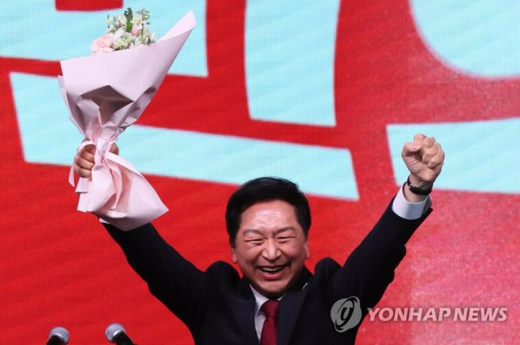 (4th LD) Rep. Kim Gi-hyeon elected new leader of ruling party
