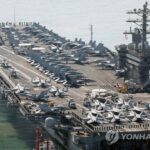 (LEAD) USS Nimitz carrier in S. Korea amid N. Korea&apos;s saber-rattling