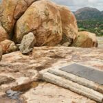 A general view of Cecil John Rhodes' grave in Matobo National park outside Bulawayo, Zimbabwe. Rhodes named the present day Zimbabwe, after himself and called it Rhodesia.