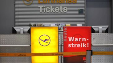 Cancelación de vuelos por huelgas del viernes en 4 aeropuertos alemanes