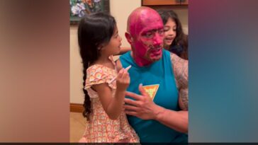 Dwayne Johnson Got A Makeover From His Daughters And It