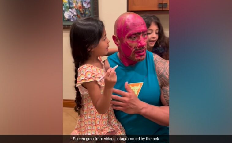 Dwayne Johnson Got A Makeover From His Daughters And It