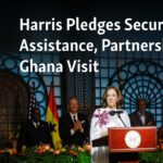 Harris promete asistencia de seguridad y asociación en visita a Ghana