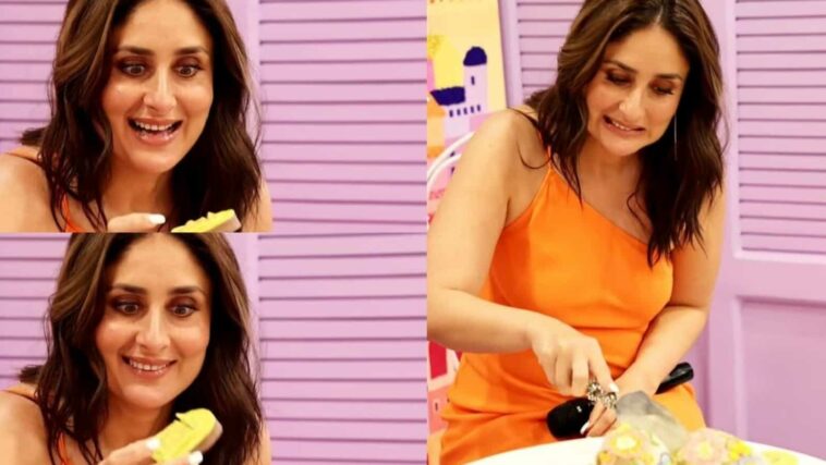 Kareena Kapoor se confunde con un pastel hiperrealista en un evento: "Tengo miedo de comer esto".  Ver video
