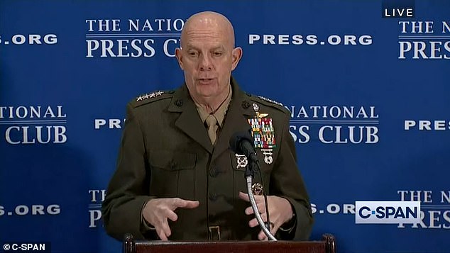 El general David Berger, comandante del Cuerpo de Marines de EE. UU., dijo que su mayor preocupación era un choque accidental entre superpotencias en las primeras horas de la mañana.