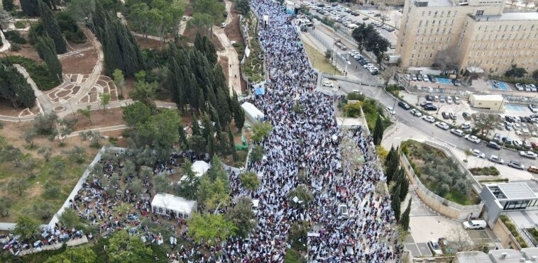 Knesset demonstration credit: Nitsan Shafir