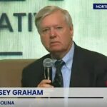 El senador republicano Lindsey Graham le dijo a un miembro de la audiencia que