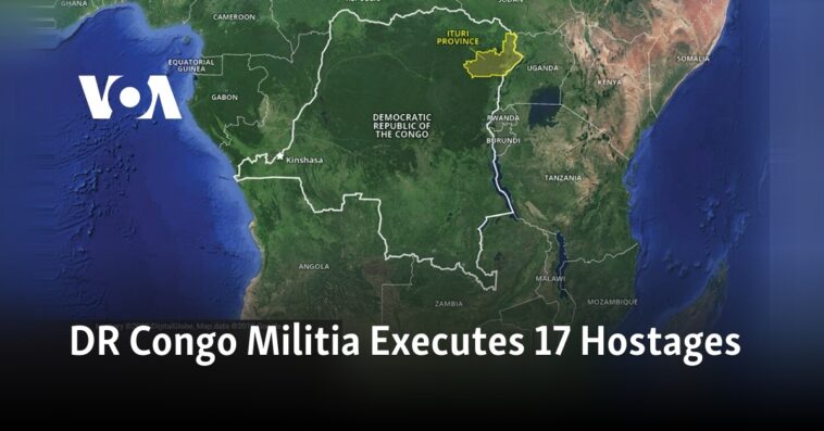 Milicias de la República Democrática del Congo ejecutan a 17 rehenes