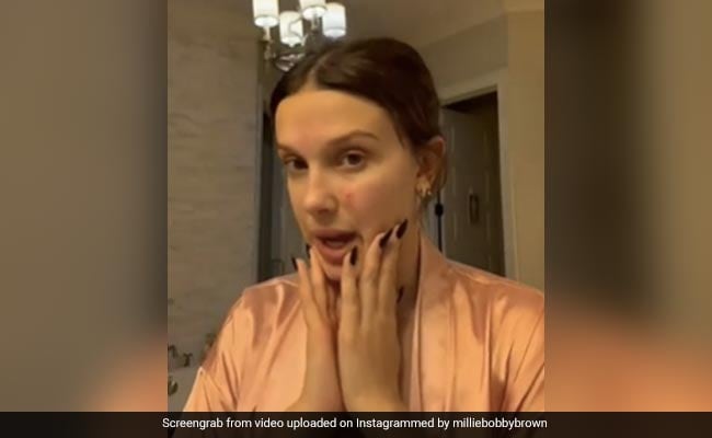 Millie Bobby Brown Shares Candid Video Of Breakouts On Her Face