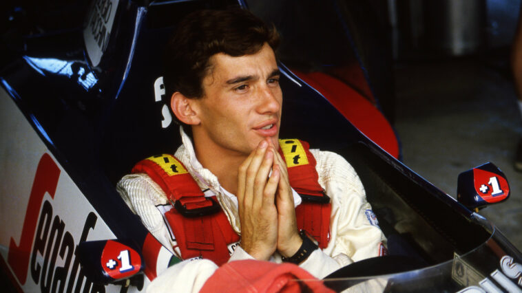 Ayrton Senna (BRA) Toleman TG183BnFormula One Championship, Rd 1, Brazilian Grand Prix, Rio de