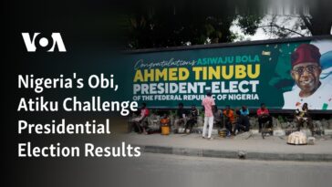Obi y Atiku de Nigeria desafían los resultados de las elecciones presidenciales