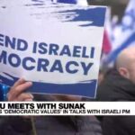 Poder judicial: 'Manifestantes que defienden la democracia israelí' contra el primer ministro que enfrenta graves cargos de corrupción