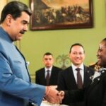 Presidente Maduro recibe a embajadores de tres países