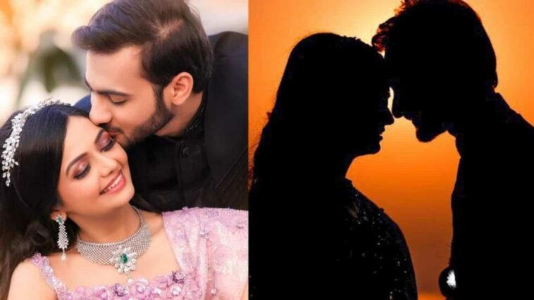 Swini Khara de Cheeni Kum recibe un beso de su prometido en nuevas fotos, los fanáticos dicen: 'Pensé que éramos Aaradhya Bachchan'