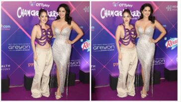 Uorfi Javed, Sunny Leone se unen en los OTTPlay ChangeMakers Awards 2023, los fanáticos los llaman 'babydolls'