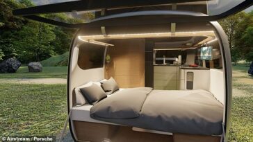 Porsche y Airstream estrenan una versión lujosa de acampar: un remolque de 16 pies con todas las comodidades