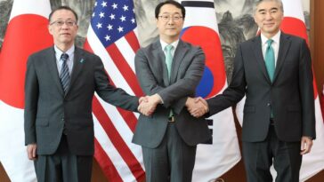 (LEAD) S. Korea, U.S., Japan urge international community to repatriate N. Korean workers