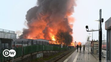Alemania: Hamburgo emite una advertencia de humo ante grandes incendios