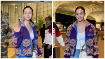 Alia Bhatt se va a Met Gala, muestra una gran sonrisa en el aeropuerto;  los fanáticos le desean 'todo lo mejor'