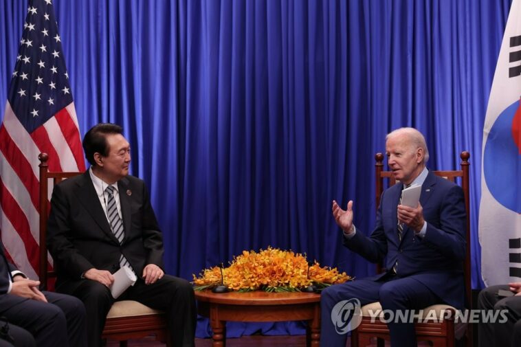 Biden-Yoon to show unity on N. Korea with many &apos;deliverables&apos; for alliance: U.S. experts