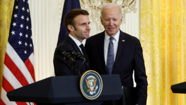 Biden y Macron discuten el reciente viaje del líder francés a China para aliviar las tensiones
