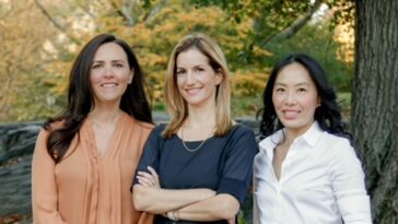 Vesey Ventures founders Lindsay Fitzgerald, Dana Eli-Lorch, Julia Huang  credit: Vesey Ventures