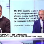 El plan de la UE para proporcionar proyectiles de artillería a Ucrania se topa con un obstáculo legal